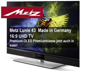 Metz OLED TV Neuheiten aus Deutschland, jetzt in 42,55 UND 65 Zoll