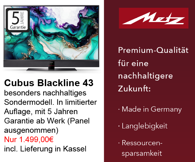 Metz Sondermodell mit 5 Jahren Garantie