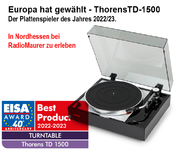 Radio Maurer zeigt die neuen Thorens Modelle . Zum Beispiel Europas Plattenspieler des Jahres.
